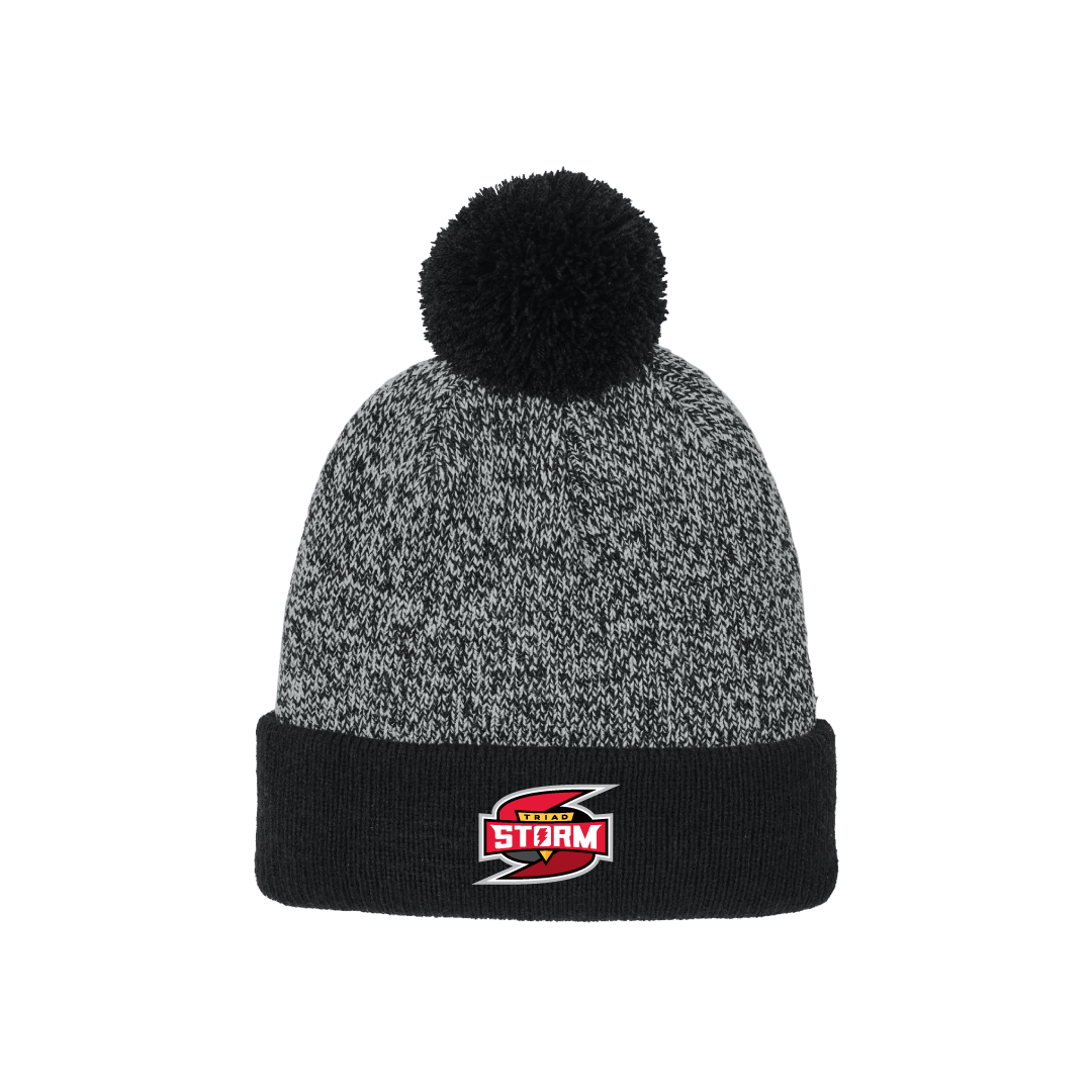 Triad Alliance Heather Pom Beanie